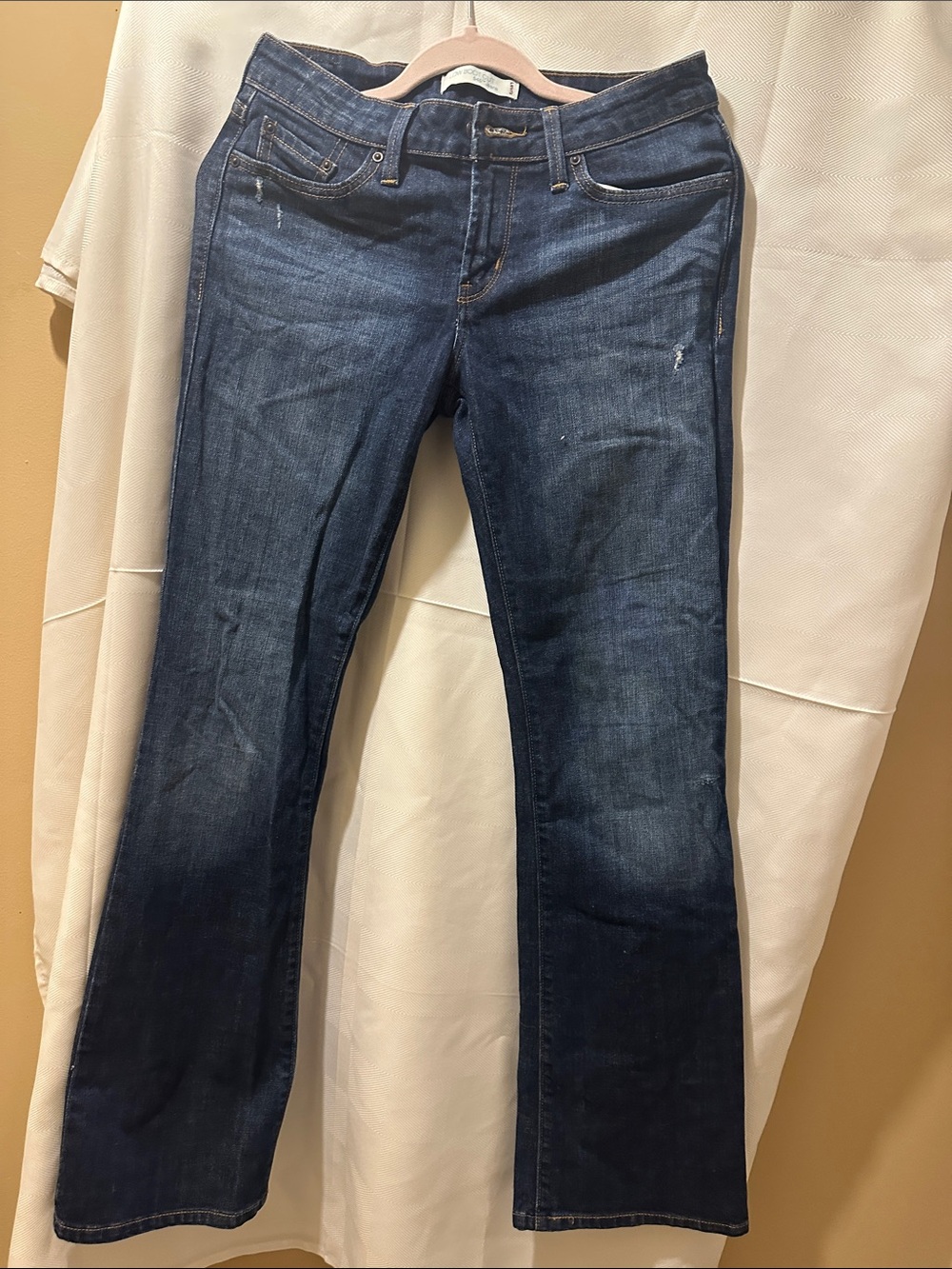 Dark Blue Women's low bootcut -Leg Jeans